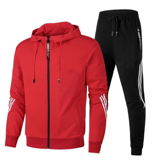 Ryder | Men’s Sporty Zip Jacket And Jogger Activewear Set