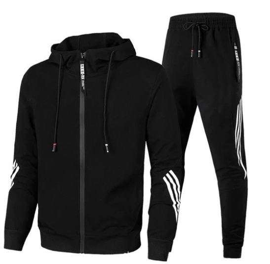 Ryder | Men’s Sporty Zip Jacket And Jogger Activewear Set