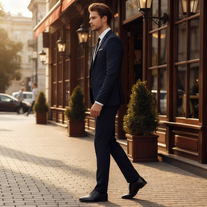 James | Men’s Elegant Comfort-Fit Two-Piece Suit