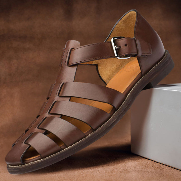 Dante | Men’s Classic Leather Fisherman Sandals