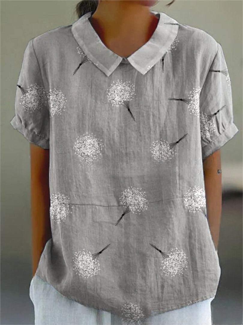 Hazel | Women’s Vintage Floral Casual Blouse