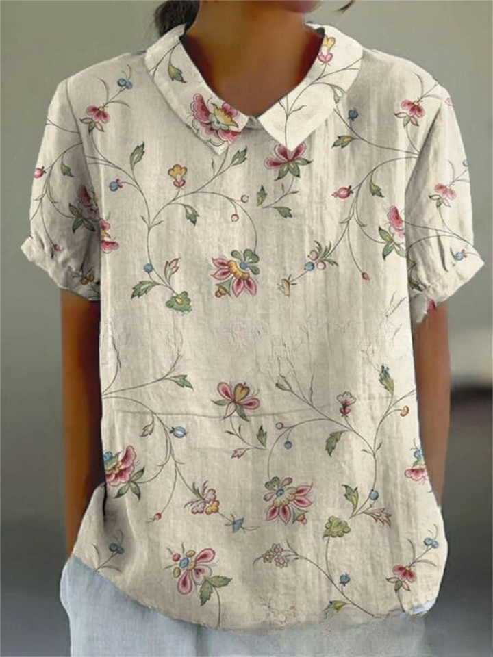 Hazel | Women’s Vintage Floral Casual Blouse