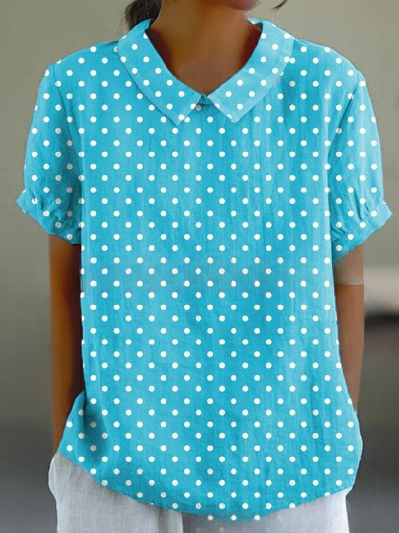 Hazel | Women’s Vintage Floral Casual Blouse