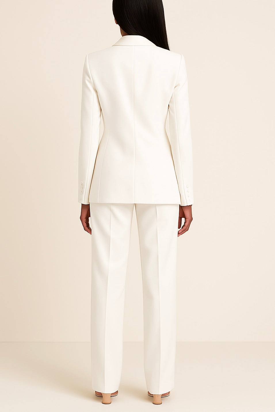 Zara | Elegant Formal Women’s Suit Set With Tailored Long Blazer