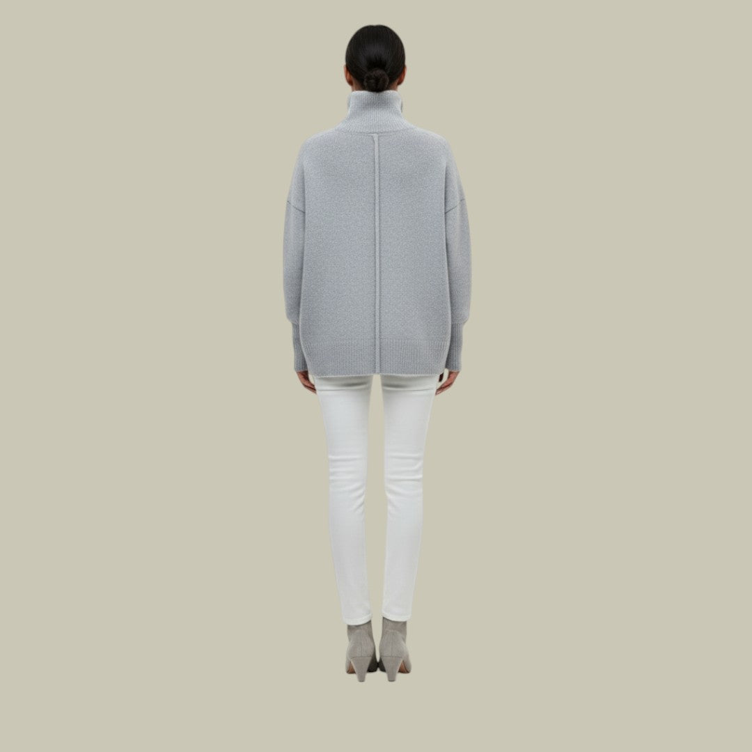Mia | Women’s Oversized Loose-Fit Winter Turtleneck Sweater