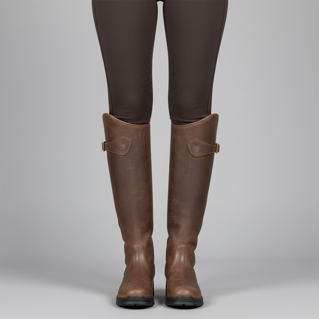 Mila | Premium Orthopedic Leather Riding Boots For Women