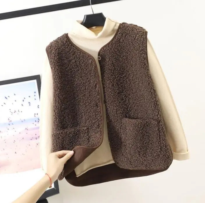 Sophia | Textured Front-Pocket Women’s Vest