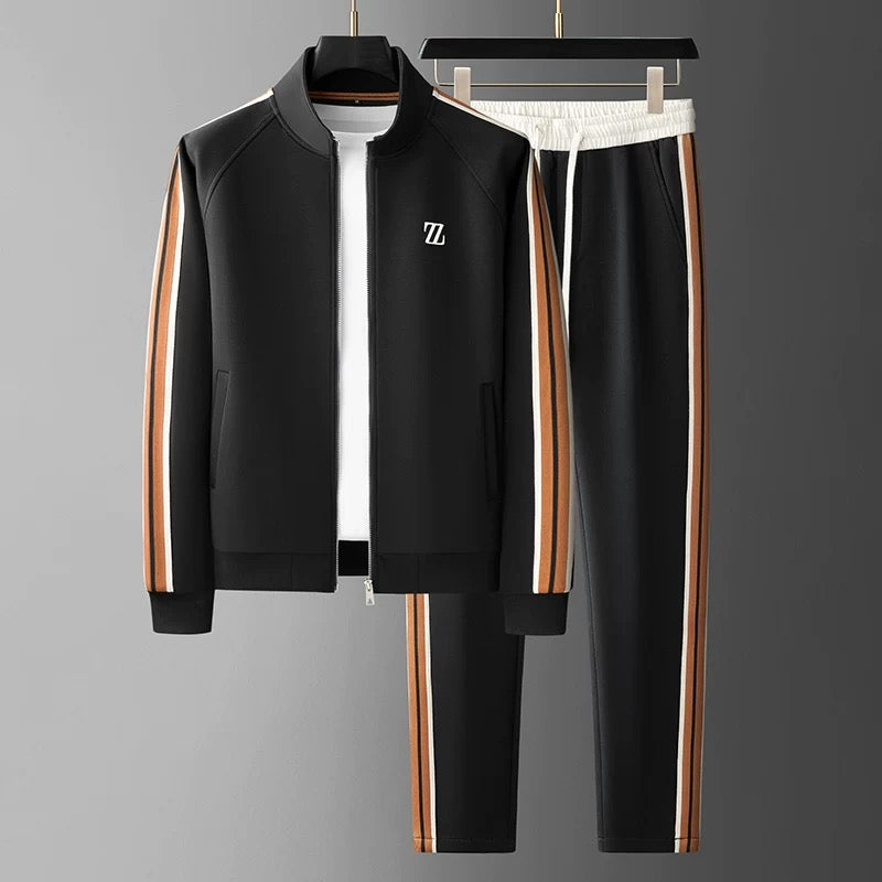 Ryan | Premium Striped Two-Piece Men’s Sport Tracksuit Set