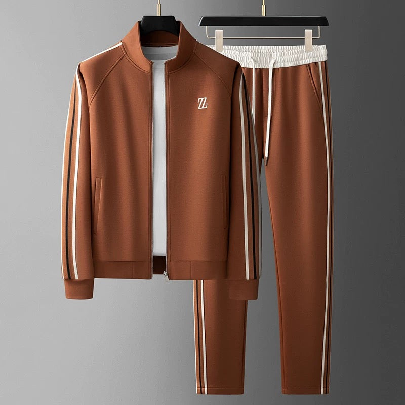 Ryan | Premium Striped Two-Piece Men’s Sport Tracksuit Set