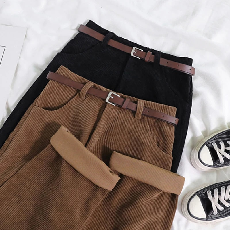 Elara | Women’s Classic Corduroy Comfort Trousers