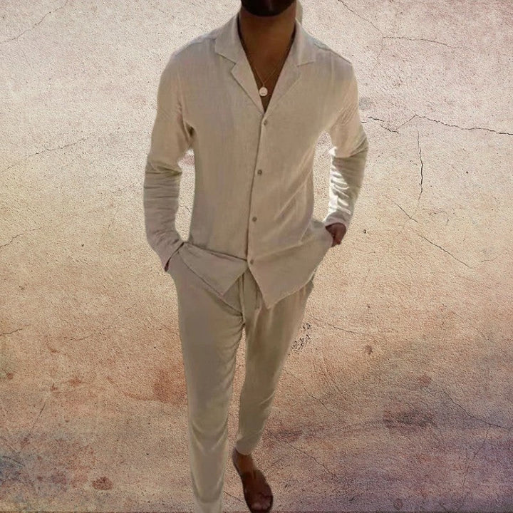 Sebastian | Men’s Linen Two-Piece Summer Set