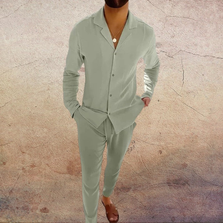 Sebastian | Men’s Linen Two-Piece Summer Set