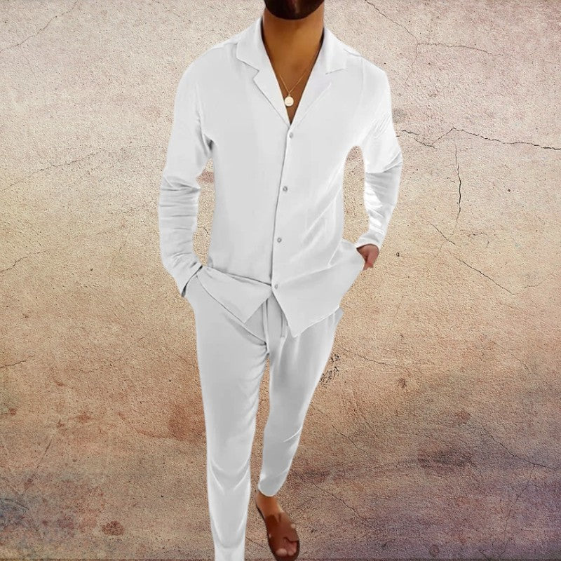 Sebastian | Men’s Linen Two-Piece Summer Set