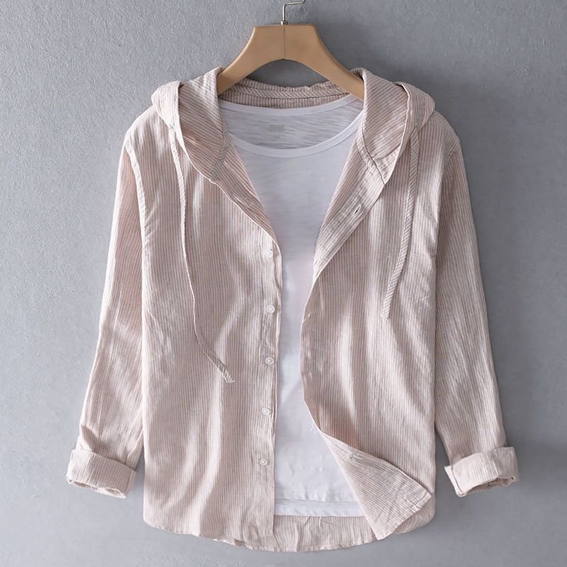 Elara | Premium Linen Hooded Top With Relaxed Luxury Feel