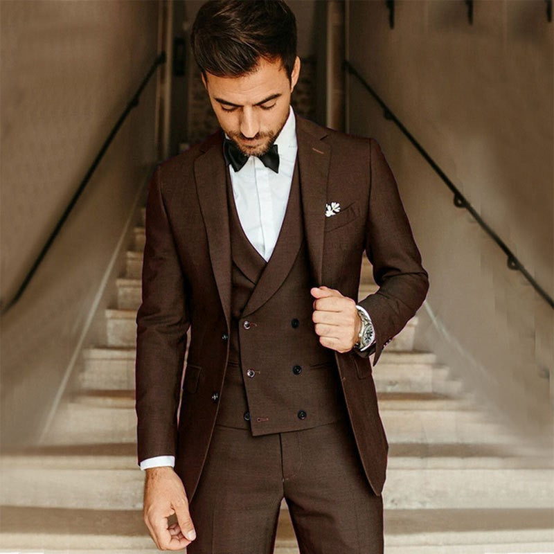ARTHUR | Men’s Tailored Three-Piece Suit With Classic Blazer And Structured Vest