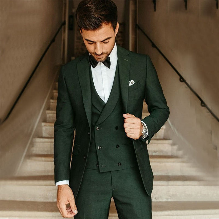 ARTHUR | Men’s Tailored Three-Piece Suit With Classic Blazer And Structured Vest
