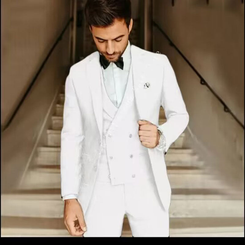 ARTHUR | Men’s Tailored Three-Piece Suit With Classic Blazer And Structured Vest