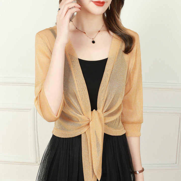 Marielle | Women’s Airy Open-Front Blouse