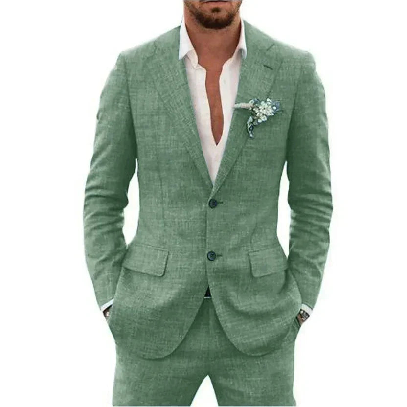 Arthur | Men’s Tailored Linen Two-Piece Suit