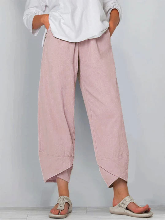 Talia | Women’s Slightly Cropped Summer Trousers