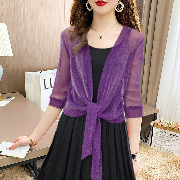 Marielle | Women’s Airy Open-Front Blouse