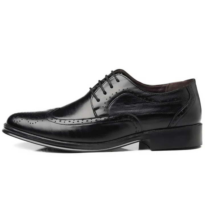 HENRY | Men’s Timeless Lace-Up Dress Shoes With Elegant Brogue Accents