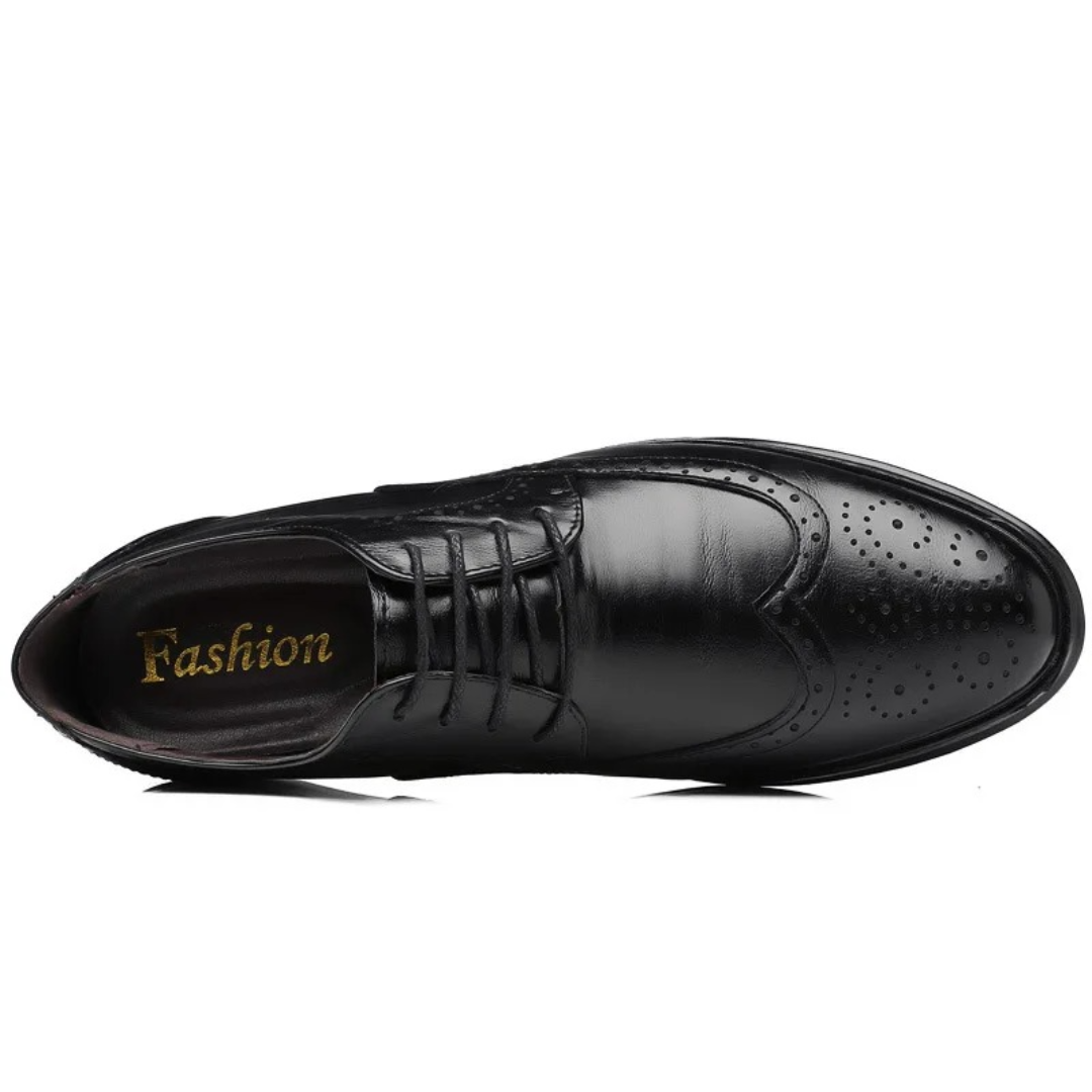HENRY | Men’s Timeless Lace-Up Dress Shoes With Elegant Brogue Accents