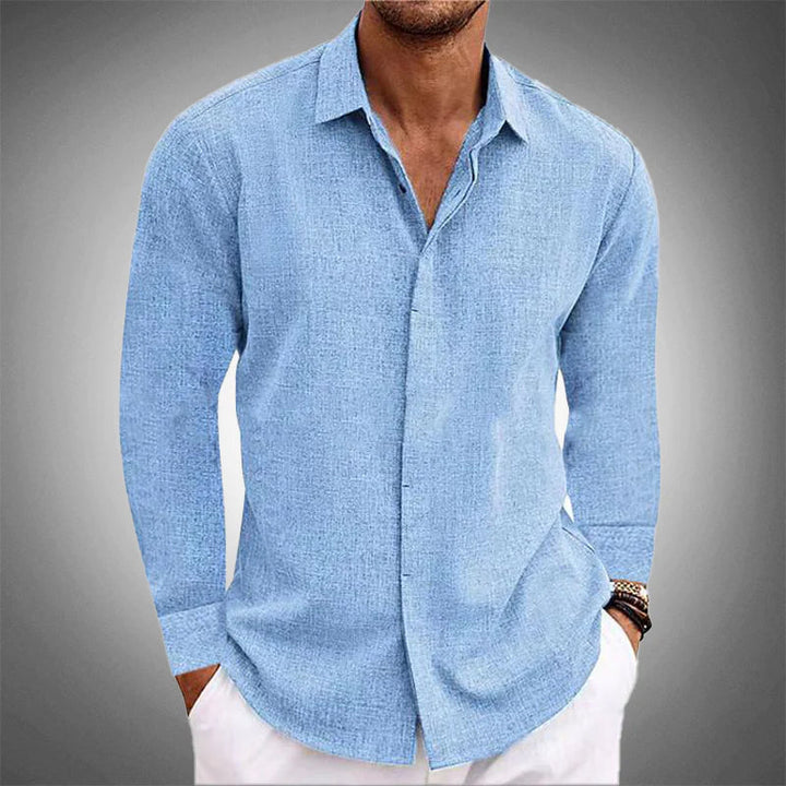 Soren | Men’s Lightweight Linen Button-Up Shirt