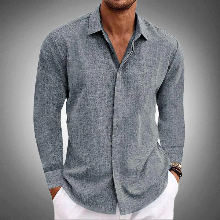 Soren | Men’s Lightweight Linen Button-Up Shirt