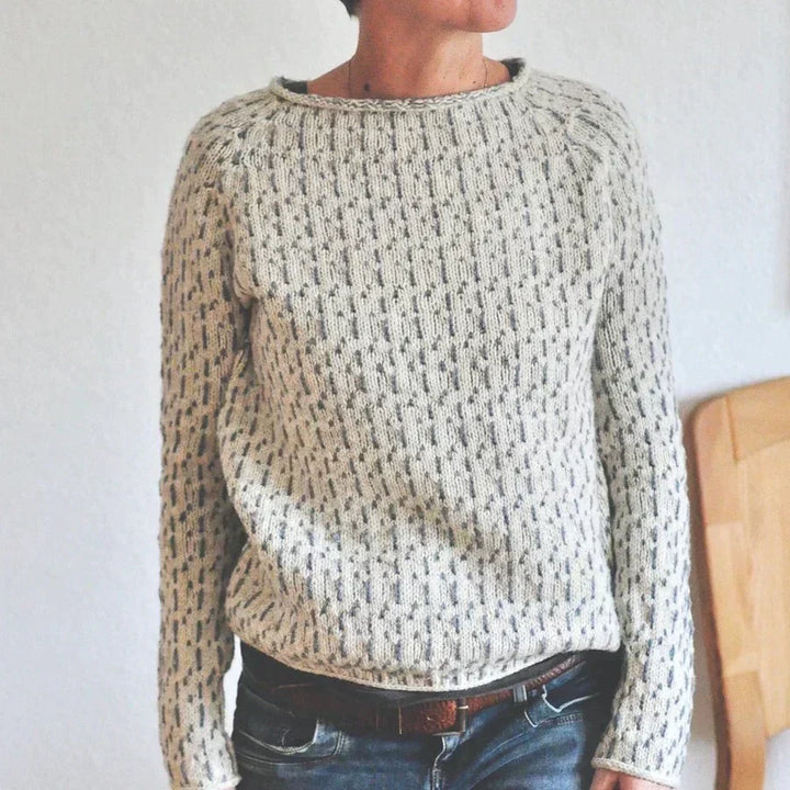 Lily | Casual Women’s Boat Neck Knit Sweater