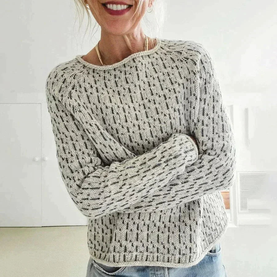 Lily | Casual Women’s Boat Neck Knit Sweater