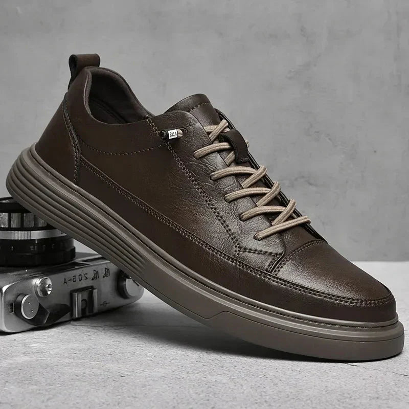 Noah | Men’s Low-Profile Lace-Up Sneakers With Tonal Stitch Detailing