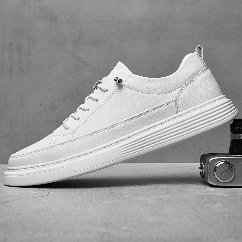 Noah | Men’s Low-Profile Lace-Up Sneakers With Tonal Stitch Detailing