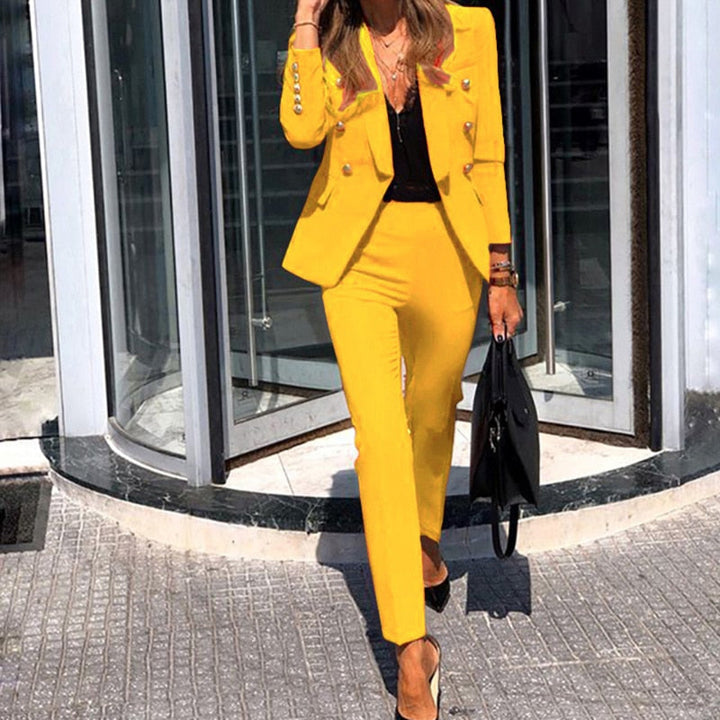 Sophia | Chic Tailored Women’s Blazer And Pants Ensemble