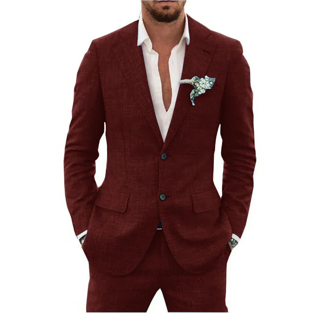 Arthur | Men’s Tailored Linen Two-Piece Suit