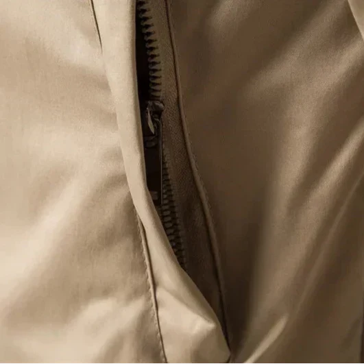 OLIVER | Men’s Classic Zip-Front Bomber Jacket With Ribbed Trim And Utility Pockets