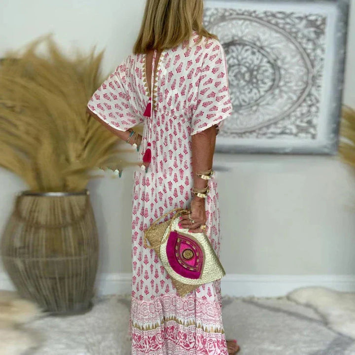 Marisol | Relaxed Boho Print Maxi Dress For Women
