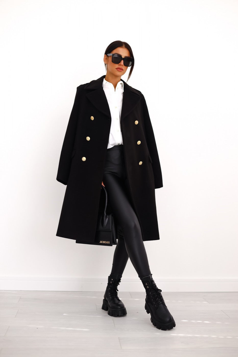 Isabella | Women’s Refined Two-Piece Wool Winter Coat With Double-Button Design