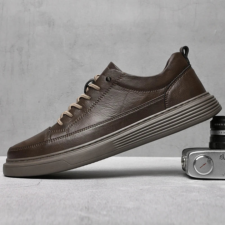 Noah | Men’s Low-Profile Lace-Up Sneakers With Tonal Stitch Detailing