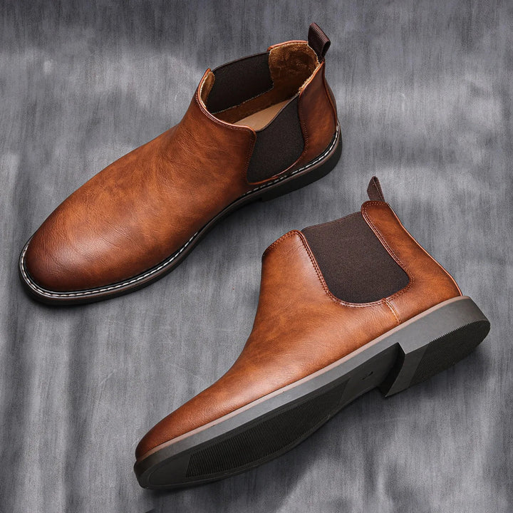 Oliver | Men’s Weather-Resistant Chelsea Boots With Elastic Side Panels
