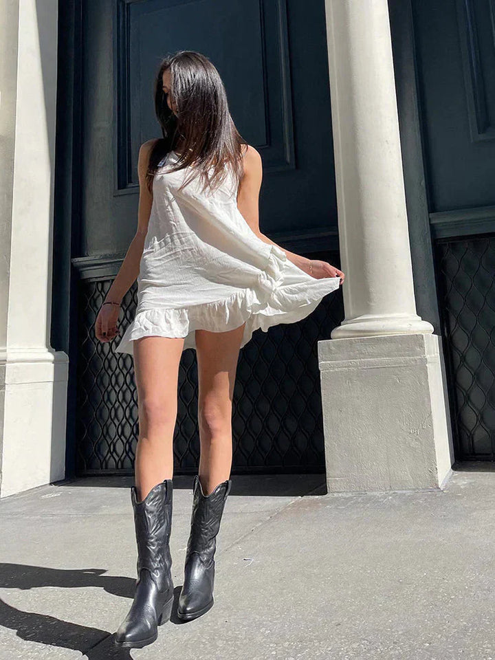 Luna | Western-Inspired Mid-Calf Boots With Modern Cowgirl Style