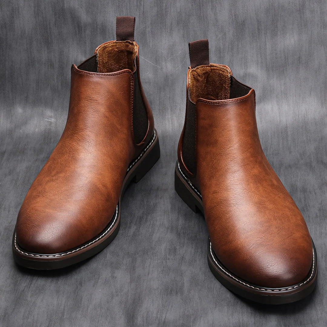 Oliver | Men’s Weather-Resistant Chelsea Boots With Elastic Side Panels