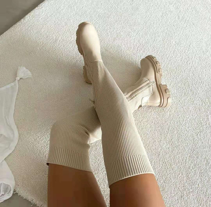 Sienna | Elegant Heeled Knee-High Boots For Women