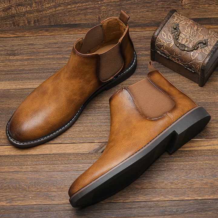 Oliver | Men’s Weather-Resistant Chelsea Boots With Elastic Side Panels