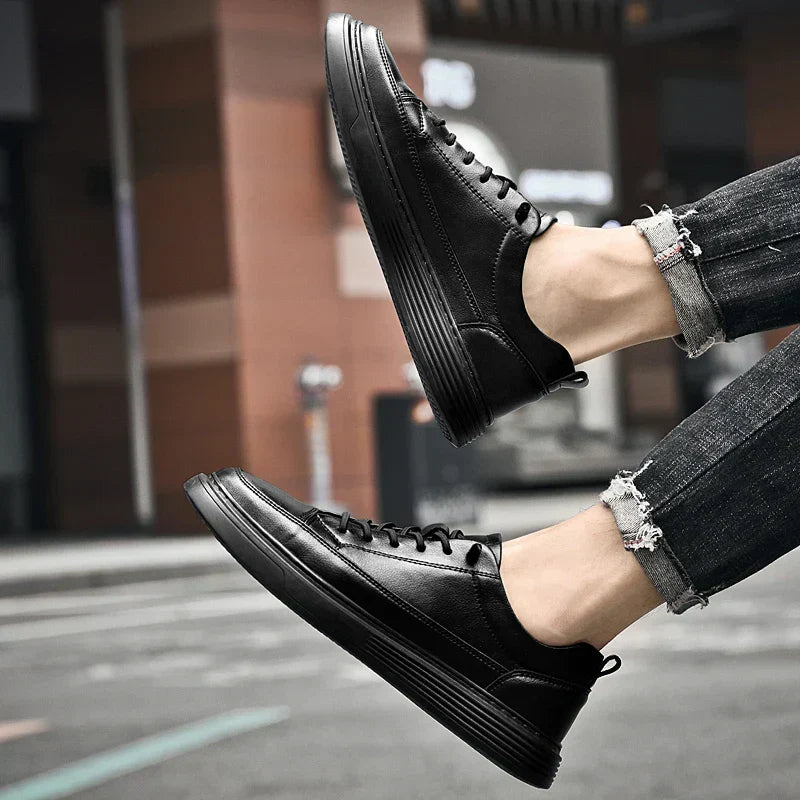 Noah | Men’s Low-Profile Lace-Up Sneakers With Tonal Stitch Detailing