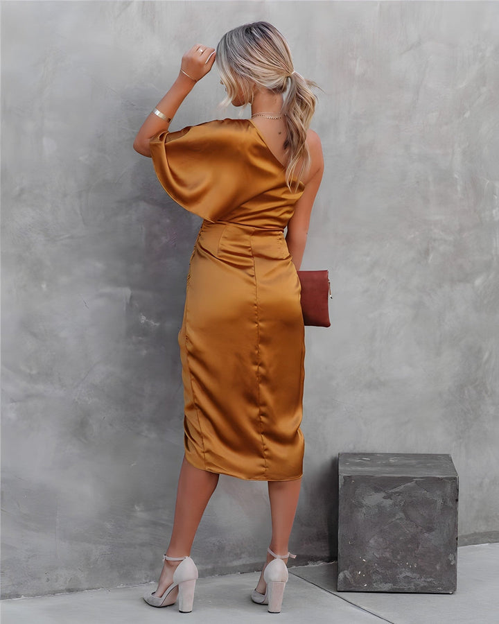 Adeline | Women’s Beautiful One-Shoulder Cocktail Dress
