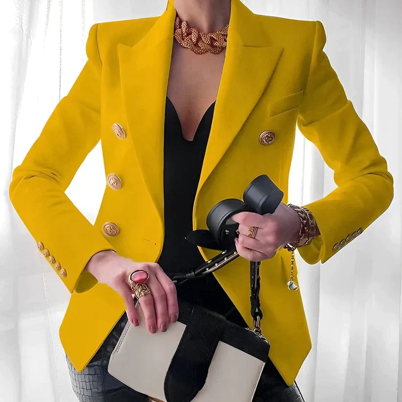 Elise | Vintage-Style Tailored Blazer With Modern Structure For Women