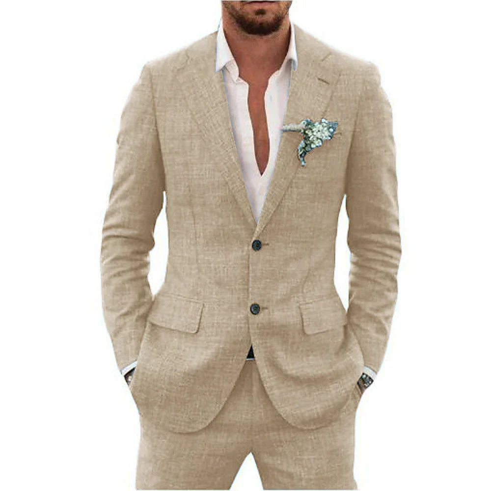 Arthur | Men’s Tailored Linen Two-Piece Suit