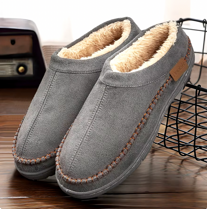 Oliver | Men’s Cozy Indoor Slippers With Memory Foam Cushioning And Warm Lining