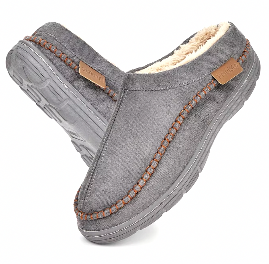 Oliver | Men’s Cozy Indoor Slippers With Memory Foam Cushioning And Warm Lining